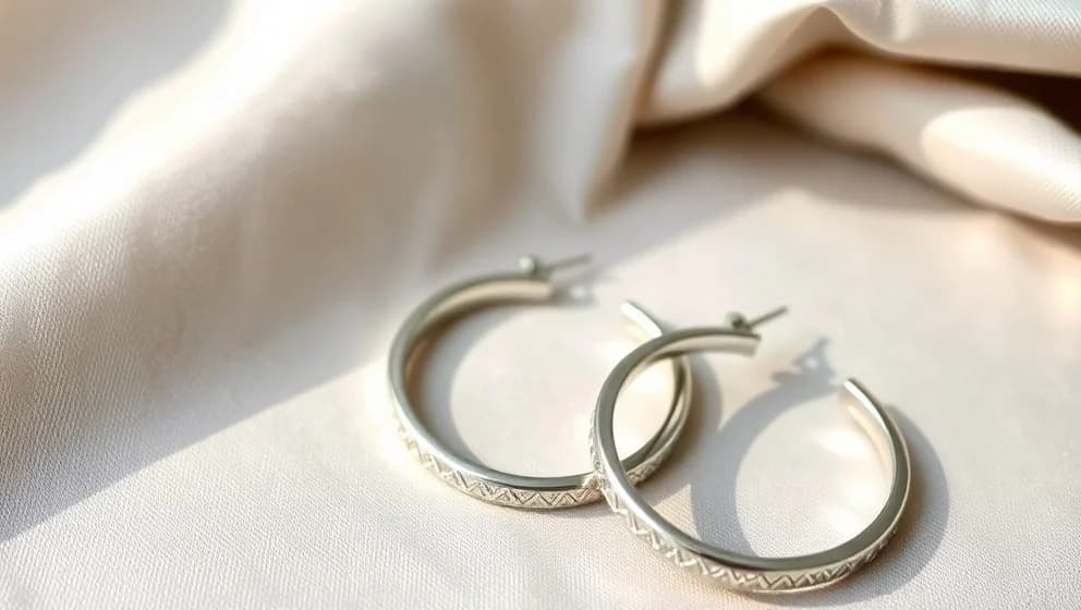 Silver örhängen hoops så väljer du rätt storlek och stil